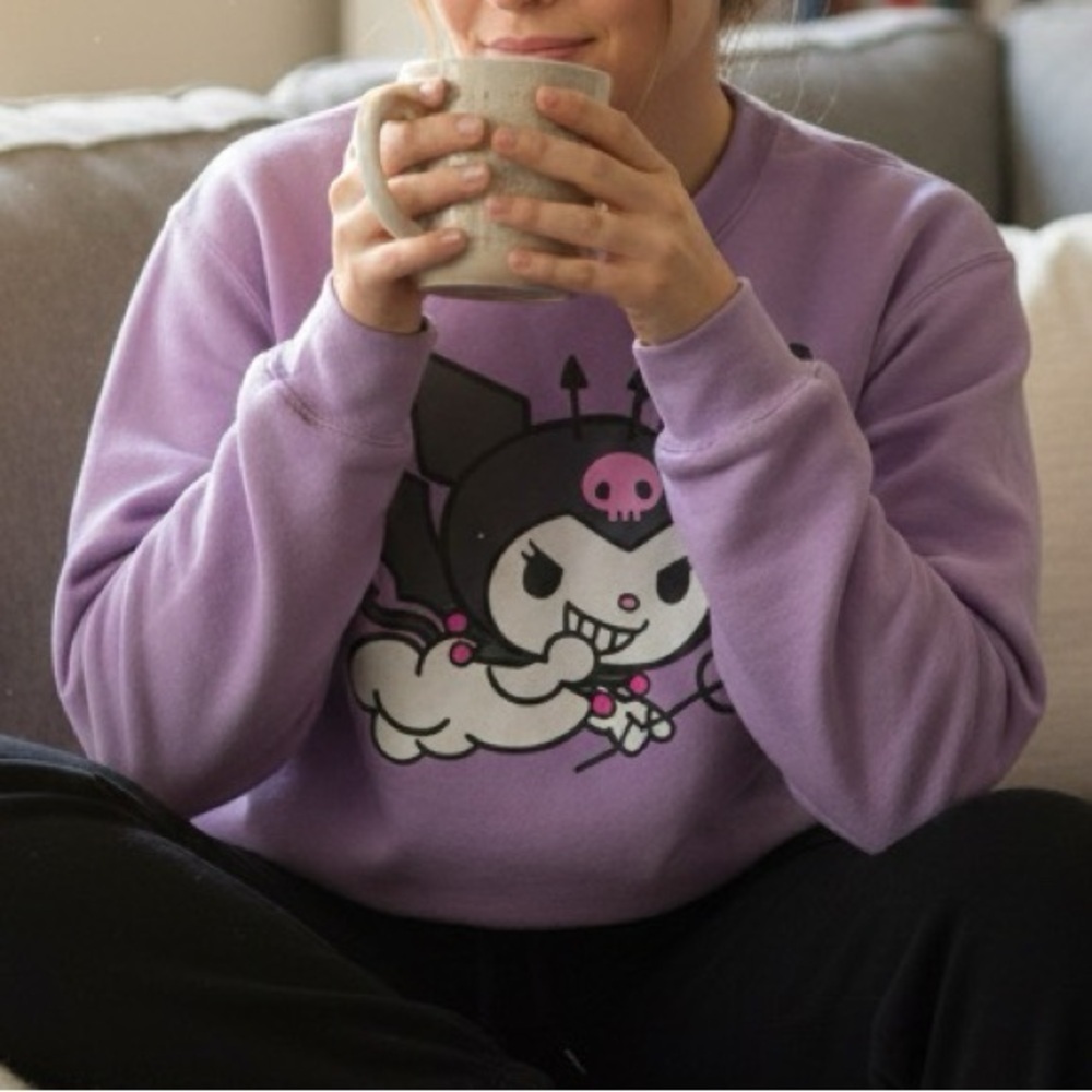 Bioworld Lavender Graphic Women's Sweater